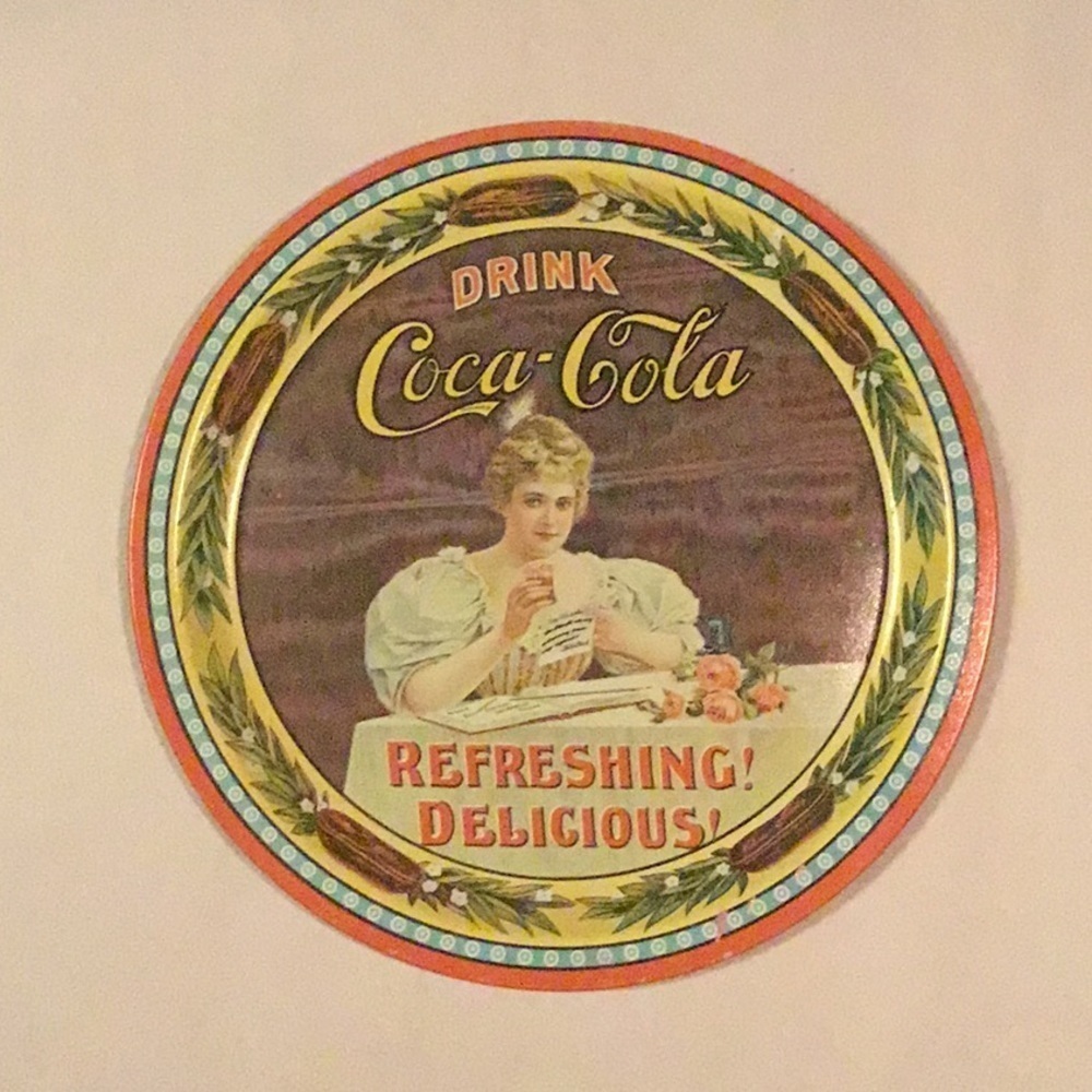 Coca-Cola 75th Anniversary Numbered Tray Dallas Texas Bottling Works 1977